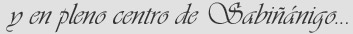 En Sabiñánigo En Sabiñánigo